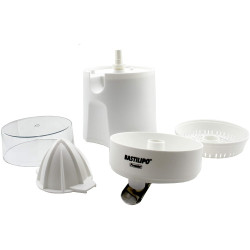 BASTILIPO EX-85B - Exprimidor color blanco, 85W, doble dirección