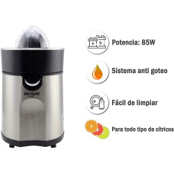 BASTILIPO EX-85inox - Exprimidor Acero Inoxidable, 85W
