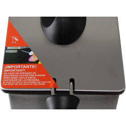 BASTILIPO FE-2000-3L - Freidora electrica, 2000W, Iniox, cubeta esmaltada.