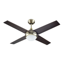 Ventilador de techo aspa cuadrada - MOJÁCAR CUERO 105cm