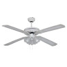 Ventilador de techo clásico blanco - ALICANTE 132cm