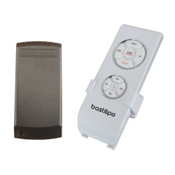 Ventilador de techo aspa cuadrada - MOJÁCAR CUERO 105cm