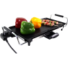 VFT-2000, Vulcano fast table chef, 2000W, 26 X 46cm, superficie anti adherente, recoge grasas