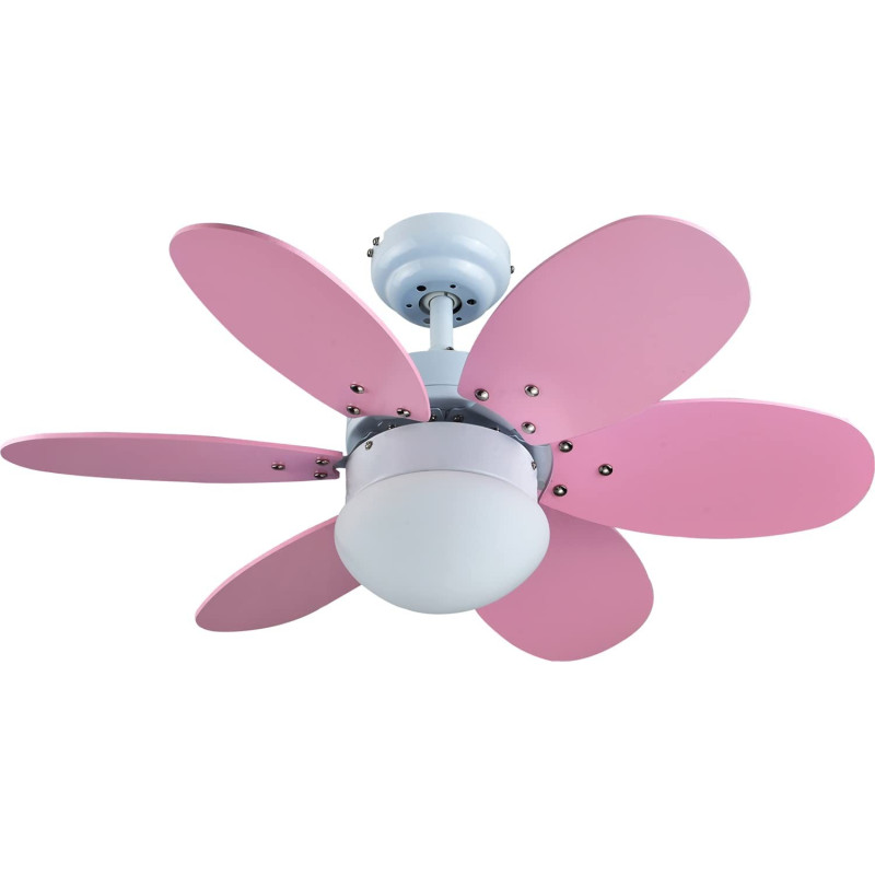 Ventilador de techo infantil reversible - AGUADULCE 75cm