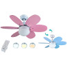 Ventilador de techo infantil reversible - AGUADULCE 75cm