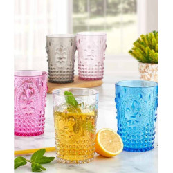 Vaso de policarbonato - ROSA - 400 ml - Sin BPA