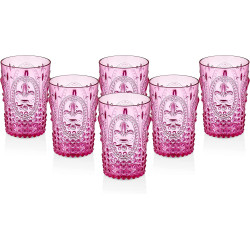 Vaso de policarbonato - ROSA - 400 ml - Sin BPA