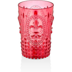Vaso de policarbonato – ROJO – 400 ml – Sin BPA