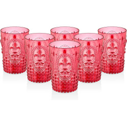 Vaso de policarbonato – ROJO – 400 ml – Sin BPA
