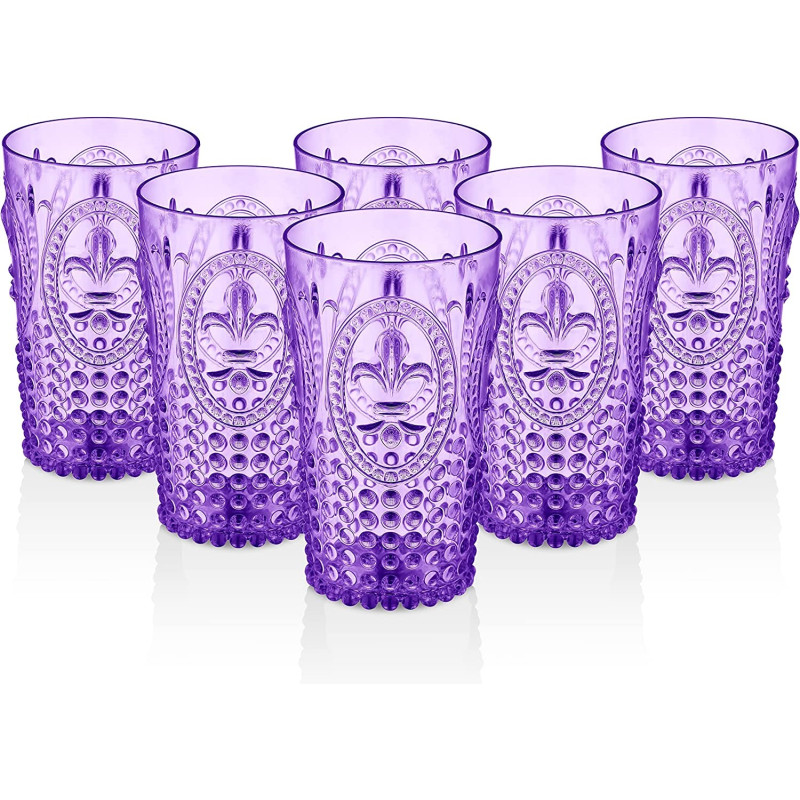 Vaso de policarbonato - MORADO - 750 ml - Sin BPA