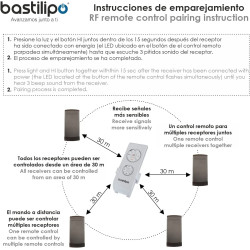 Kit mando a distancia para ventiladores de techo, UHF