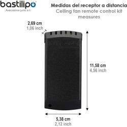 Kit mando a distancia para ventiladores de techo, UHF