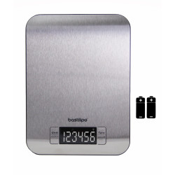 Bascula de cocina de acero inoxidable, SCA5K-INOX