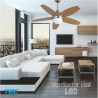 Ventilador techo con luz led - BALI BLANCO LED