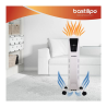 BASTILIPO FENIX 2-2500, Radiador de fluido, efecto chimenea