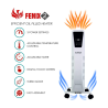 BASTILIPO FENIX 2-2500, Radiador de fluido, efecto chimenea