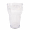 PACK 6 UNIDADES VASO 400 ML.  MOD. EMPIRE STATE COLOR TRANSPARENTE.