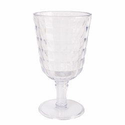 PACK 6 UNIDADES COPA 450 ML. MOD. BAUHAUS COLOR TRANSPARENTE. Copa de policarbonato, reutilizable, libre de BPA