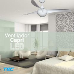 Ventilador de techo - CAPRI BLANCO LED
