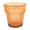 PACK 6 UNIDADES VASO 300 ML. MOD. EMPIRE STATE COLOR ÁMBAR. Vaso de policarbonato tamaño mediano, reutilizable, libre de BPA , 3