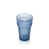 Pack de 6 vasos de Plastiresist de 400 ml modelo Empire Estate color azul Indigo, tamaño grande, reutilizable, apto para piscina