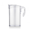 JARRA 2,2 LT. MOD. BOLD COLOR TRANSPARENTE. Jarra de policarbonato tamaño grande, reutilizable, libre de BPA , 2,5 litros de cap
