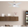 Ventilador de techo con luz - BERMEO BLANCO 105cm