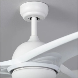 Ventilador de techo blanco con luz - VERA BLANCO LED