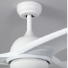 Ventilador de techo blanco con luz - VERA BLANCO LED