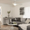 Ventilador de techo blanco con luz - VERA BLANCO LED
