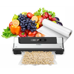 BASTILIPO EV50-N - Envasadora de vacio 140W negro/silver