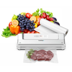 BASTILIPO EV50-B - Envasadora de vacio, 140W, color blanca/silver