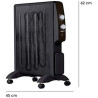 BASTILIPO PRM-1500 - Placa radiante de mica, 750/1500W