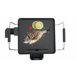 VFT-1500, Vulcano fast table chef, 1500W, 28 X 28cm, superficie anti adherente, recoge grasas