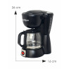 Cafetera de goteo 6 tazas - MOKKA GOTEO 6