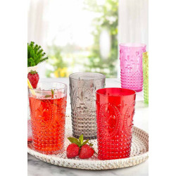 PACK 6 UNIDADES VASO 400 ML. COLOR TRANSPARENTE  Vaso de policarbonato tamaño mediano, reutilizable, libre de BPA , 400 ml de ca