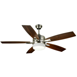 Ventilador de techo con luz - ADRA CUERO LED 132cm
