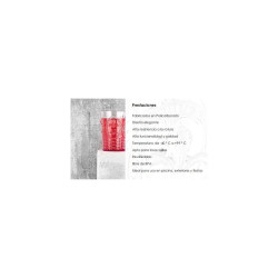 PACK 6 UNIDADES VASO 300 ML. MOD. EMPIRE STATE COLOR TURQUESA. Vaso de policarbonato tamaño mediano, reutilizable, libre de BPA
