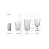 PACK 6 UNIDADES VASO 300 ML. MOD. EMPIRE STATE COLOR ÁMBAR. Vaso de policarbonato tamaño mediano, reutilizable, libre de BPA , 3