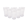 PACK 6 UNIDADES VASO 400 ML.  MOD. EMPIRE STATE COLOR TRANSPARENTE.