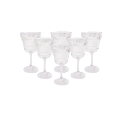 PACK 6 UNIDADES COPA 300 ML. MOD. EMPIRE STATE COLOR TRANSPARENTE