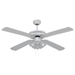 Ventilador de techo clásico blanco - ALICANTE 132cm