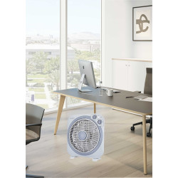BASTILIPO ZAHARA - Ventilador de caja negro