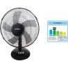 BASTILIPO ROCHE - Ventilador de sobre mesa negro