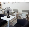 BASTILIPO BARROSA - Ventilador de sobre mesa negro 50W