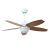 Ventilador techo con luz led - BALI BLANCO LED