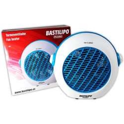 BASTILIPO TVC-2000R - Termoventilador vertical blanco/celeste 1000/2000W