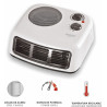 BASTILIPO TLM-2000 - Termoventilador horizontal chasis metálico BLANCO