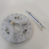 Recambio LED 3 tonos  para ventiladores de techo. 130mm Ø, 18W, con conexión e  imanes