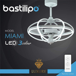 Ventilador de techo deluxe - MIAMI 63 cm